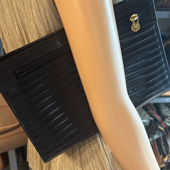 Mario Valentino black Clutch Black Noir - Picture 16 of 17